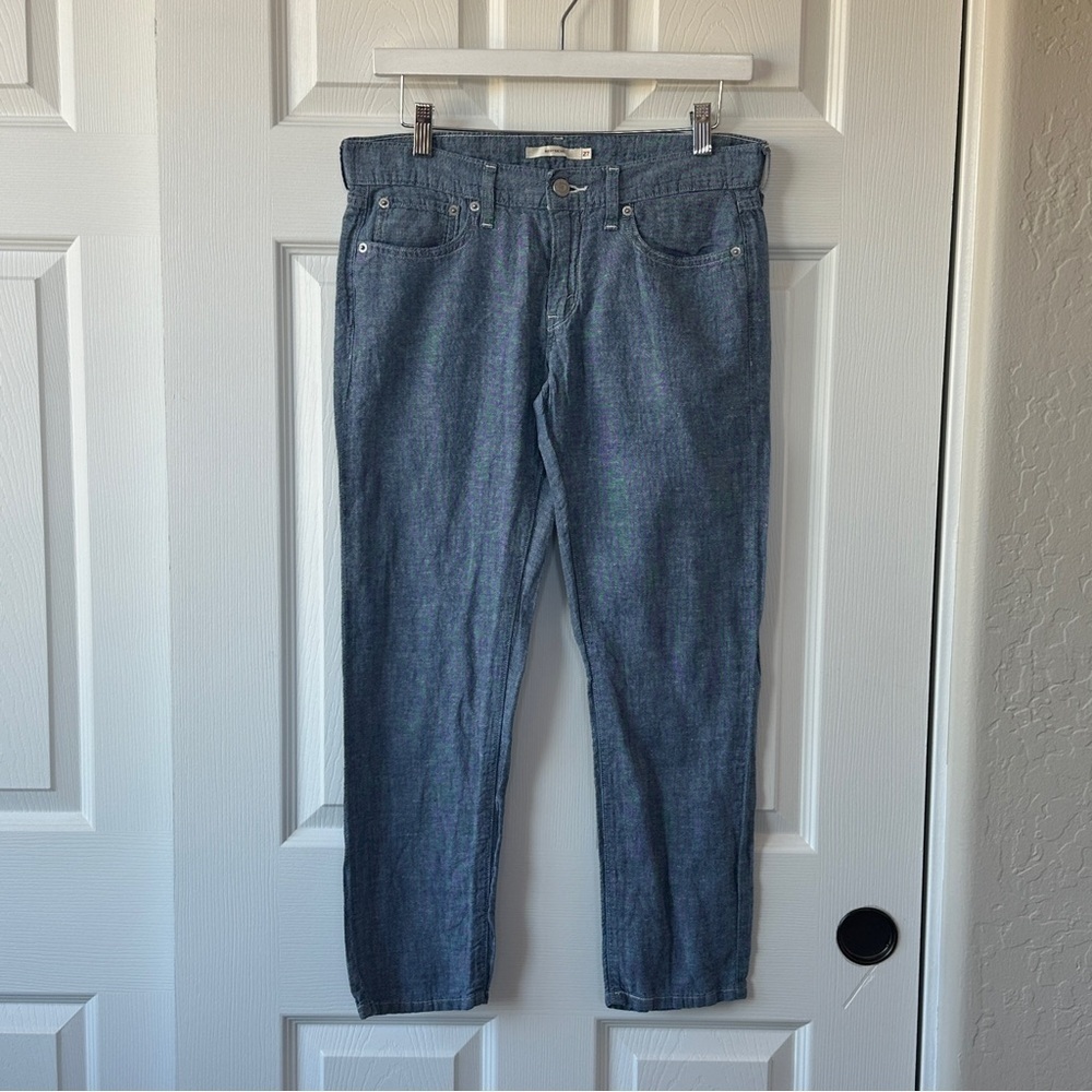 Levi’s Linen Blend Boyfriend Pants, Women’s Size 27